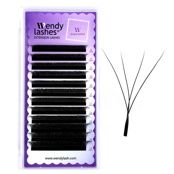 W-Shape 4D Volume Lash Extensions Lash Extensions