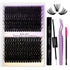 60D+80D Volume Individual Lash Clusters