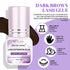 Professional Eyelash Glue 1-2s Fast Drying Strong Hold Long Lasting Glue (Dark Brown-5ml)