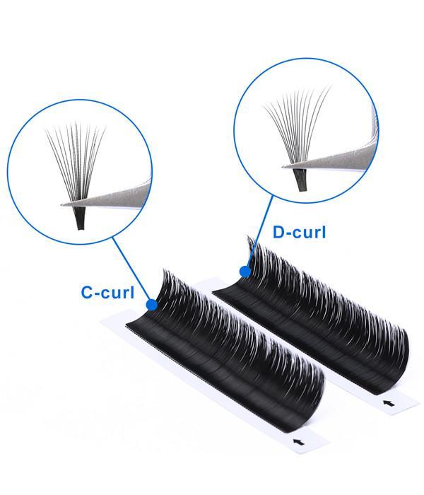  Easy Fan Lashes D-0.10-9mm B&Q LASH Easy Fan Lash Extensions 9  to 25 mm B&Q Easy Fan Volume Lashes C CC D DD Curl Volume Lash Extensions  Fan Lashes for Eyelash