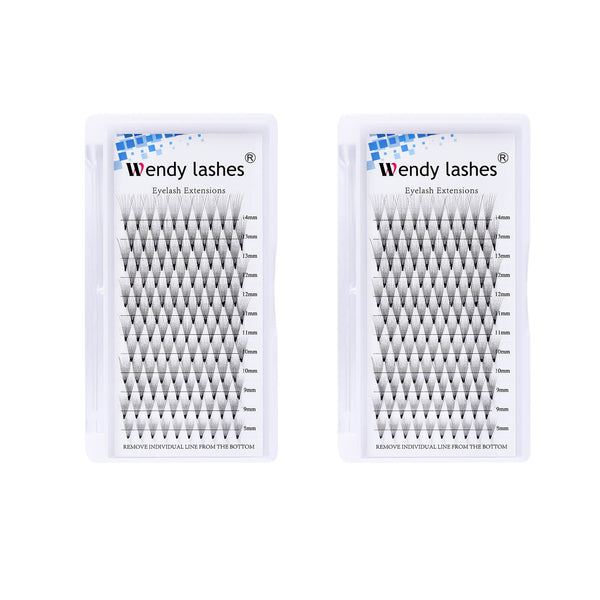 2Trays 10D Pre-Made Fans Lashes Extension