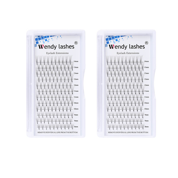2Trays 5D Pre-Made Fans Volume Lashes 240 Fans