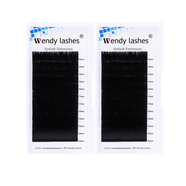 2Trays Easy Fan Lashes Extension Mix Length