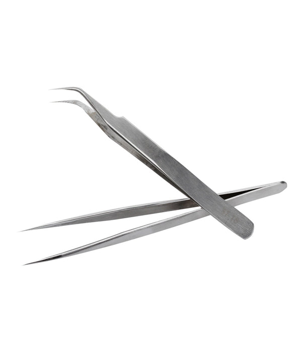Wendy Professional Eyelash Tweezers Semi-Curved/Straight Tweezer